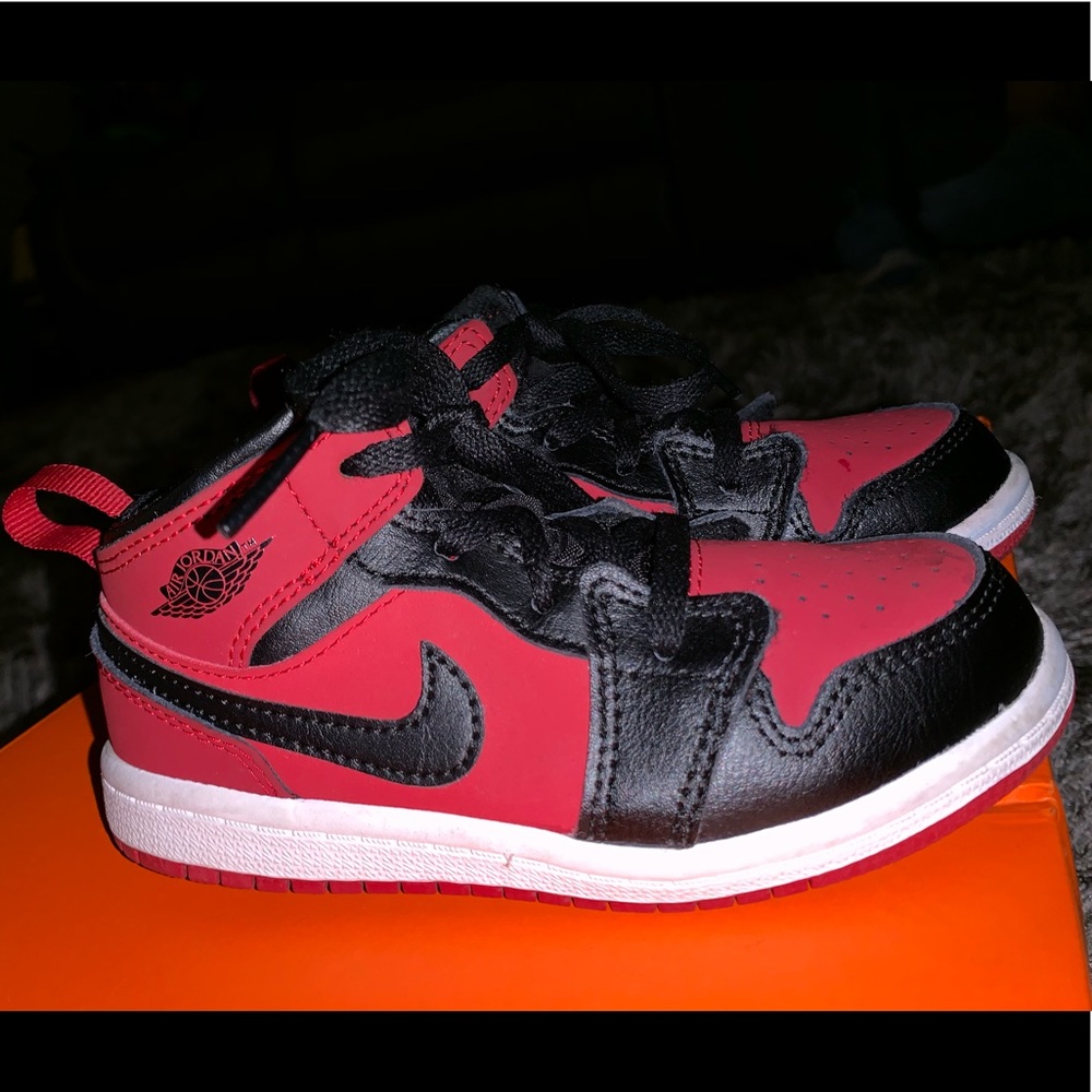 Red and black Nike’s